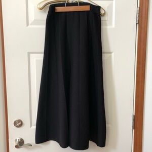 NWOT - Lark + Grey Black Knit A-Line Skirt / XL